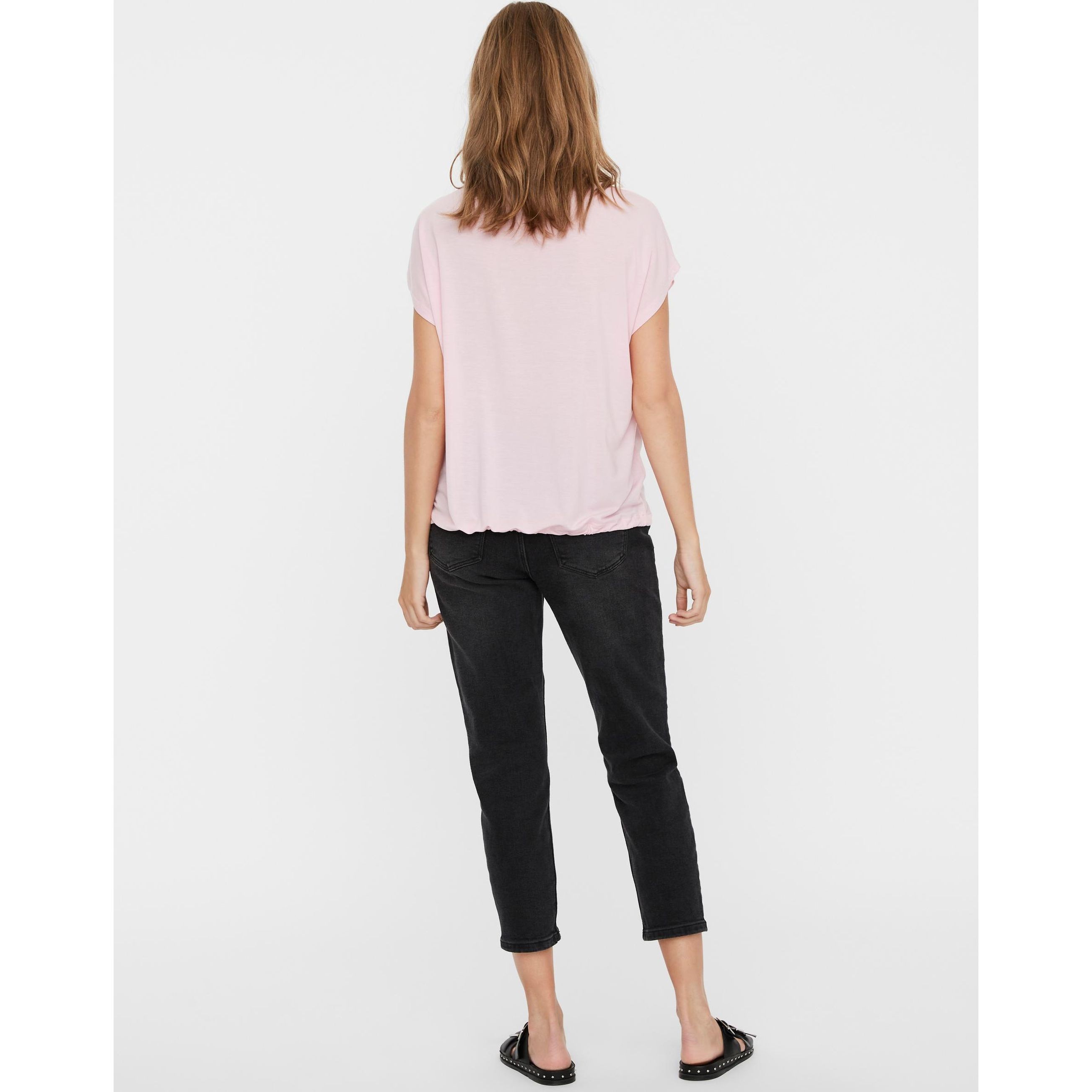 VERO MODA Marškinėliai moterims, Rožinė, VMAVA SS STRING 3