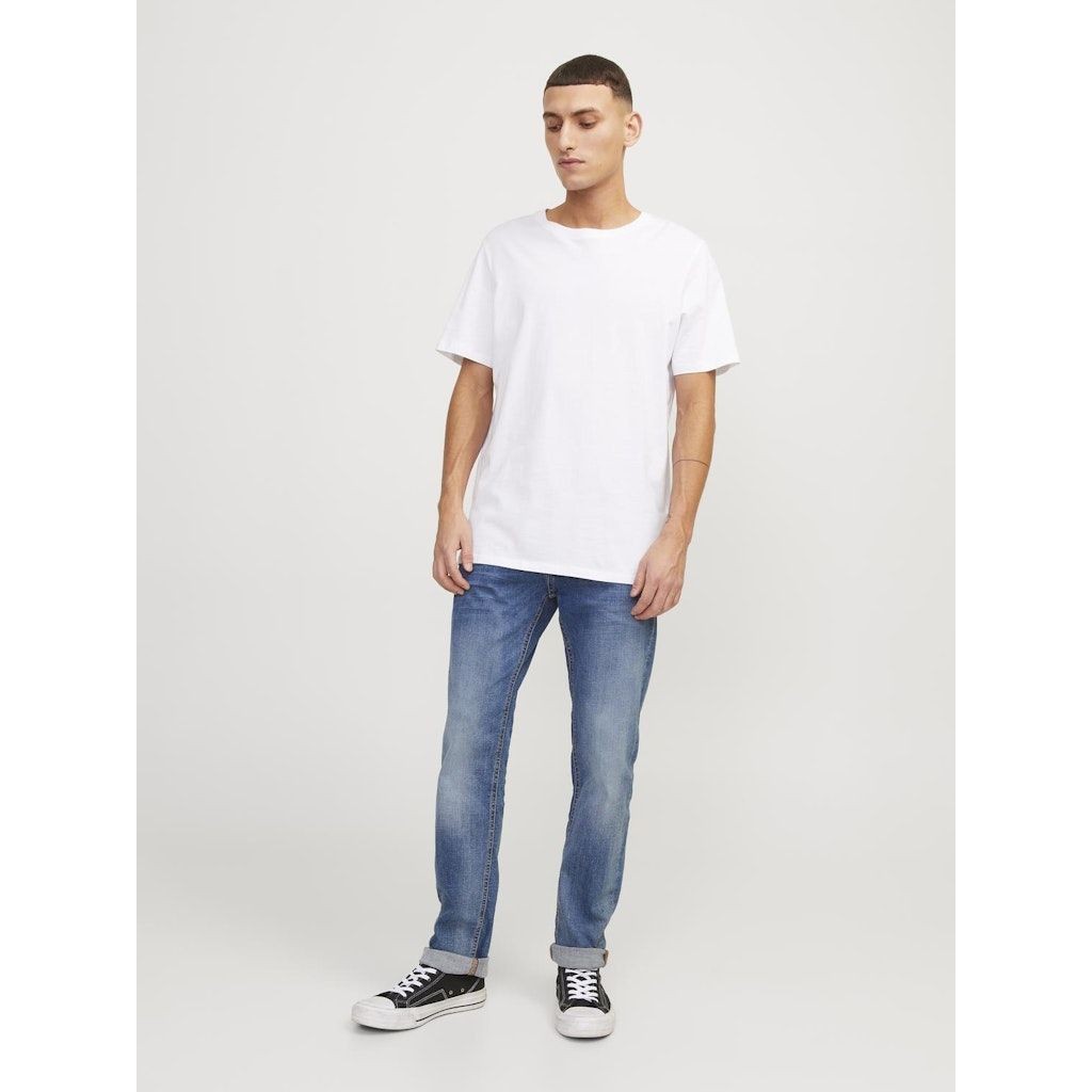 JACK & JONES Slim džinsai vyrams, Mėlyna, JJITIM JJORIGINAL AM 7