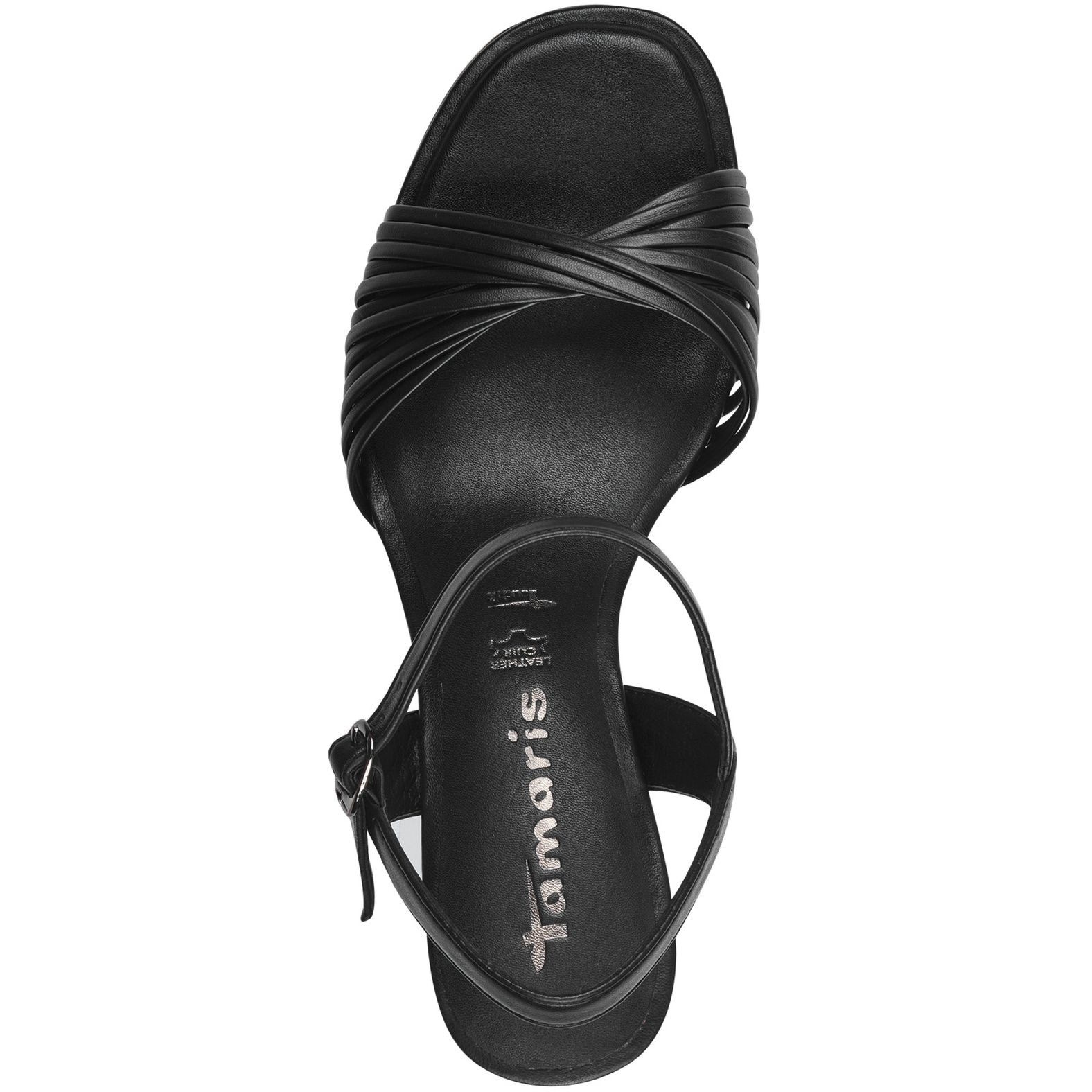 TAMARIS Basutės moterims, Juoda, Sandals 4