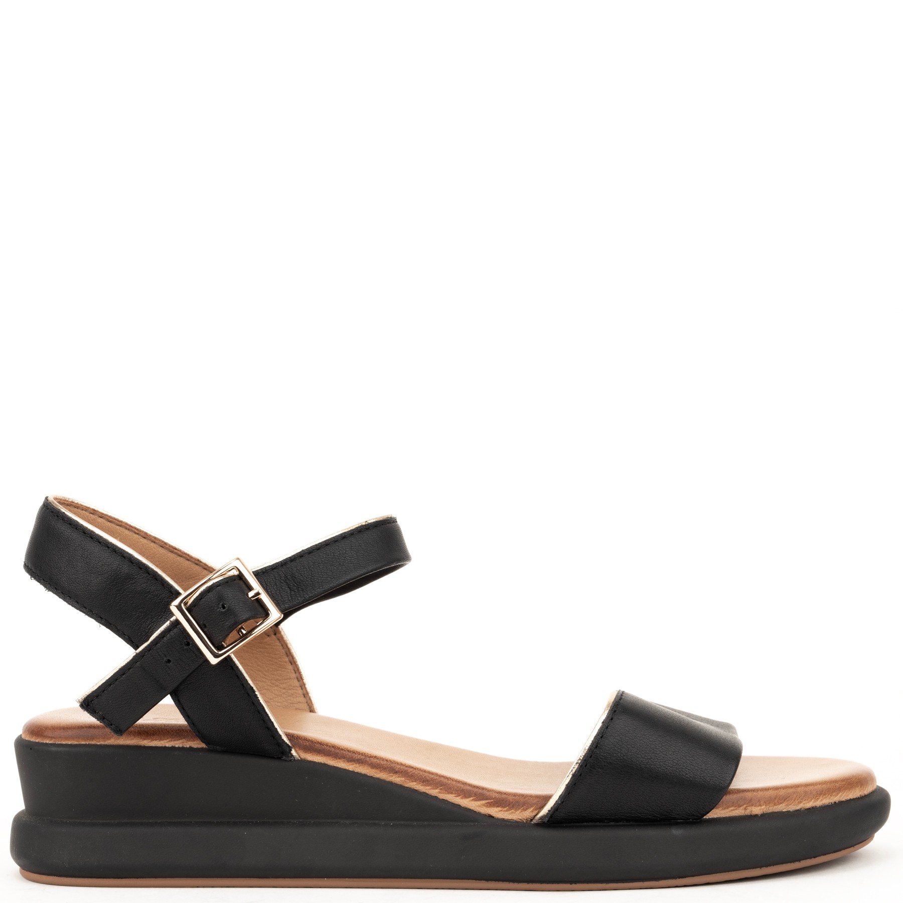 LA CONTE Basutės moterims, Juoda, Sandals 2