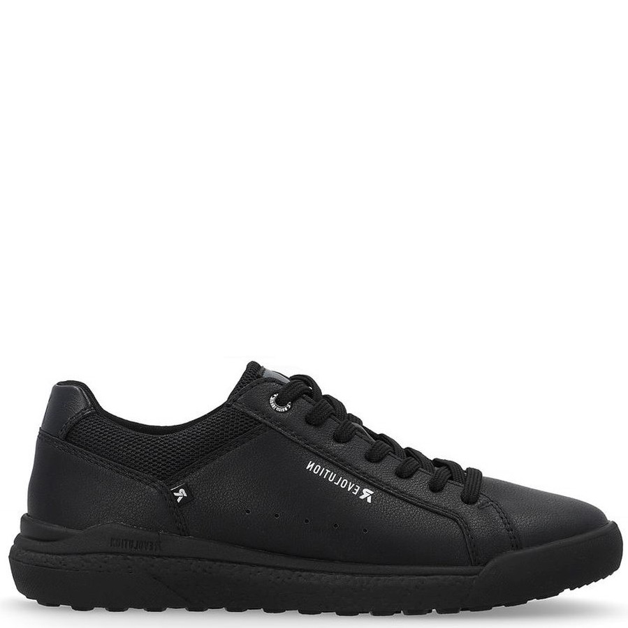 RIEKER Laisvalaikio bateliai vyrams, Juoda, LEISURE 4