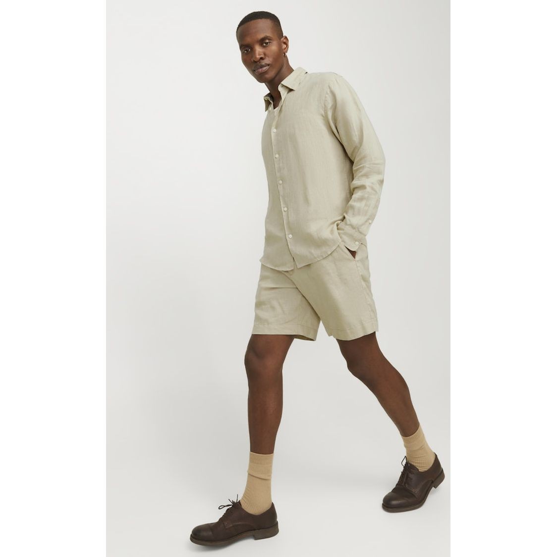 JACK & JONES Šortai vyrams, Smėlio, Jpstbill shorts 8