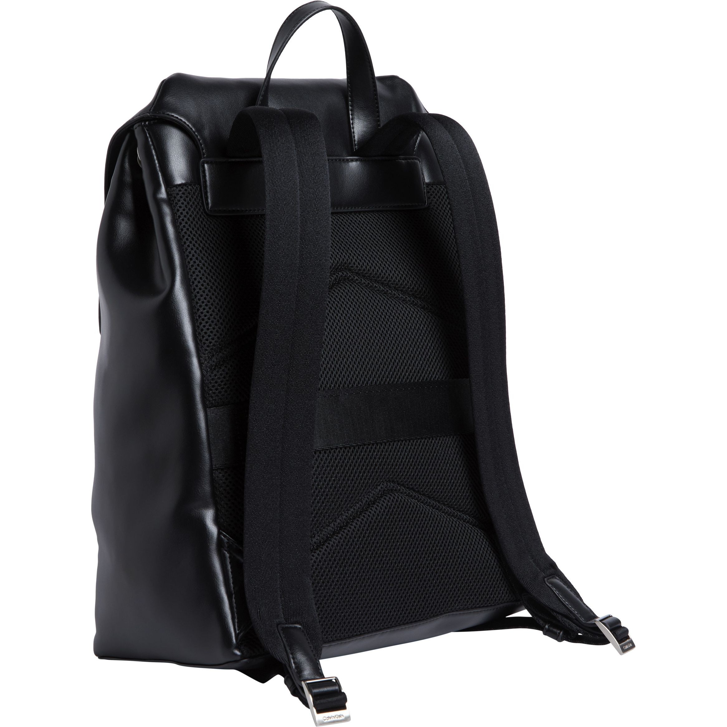 CALVIN KLEIN Kuprinė vyrams, Juoda, Sleek flap backpack 2