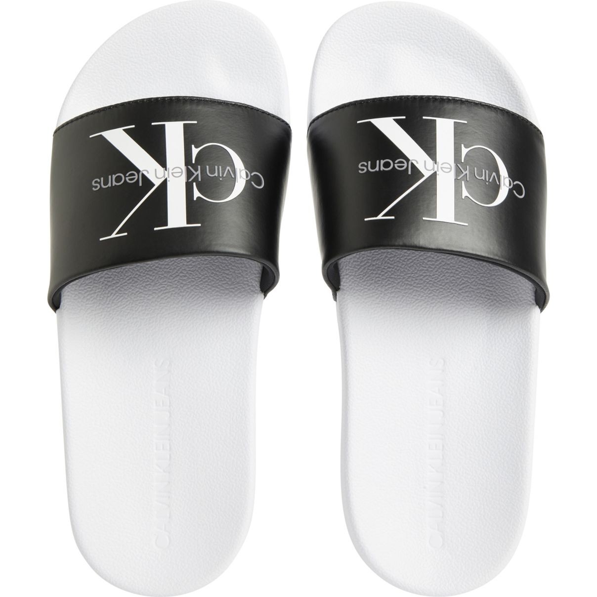 CALVIN KLEIN JEANS Šlepetės moterims, Juoda, Slide pearl 2