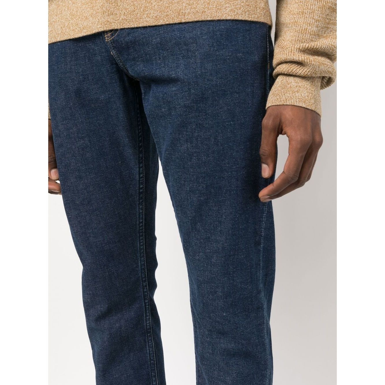 CALVIN KLEIN Aptempti džinsai vyrams, Mėlyna, Slim fit dark blue 4