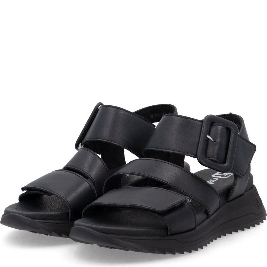 RIEKER Basutės moterims, Juoda, Sandals 7