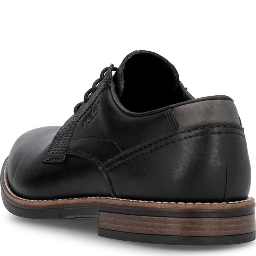 RIEKER Klasikiniai batai vyrams, Juoda, Men's shoes 4