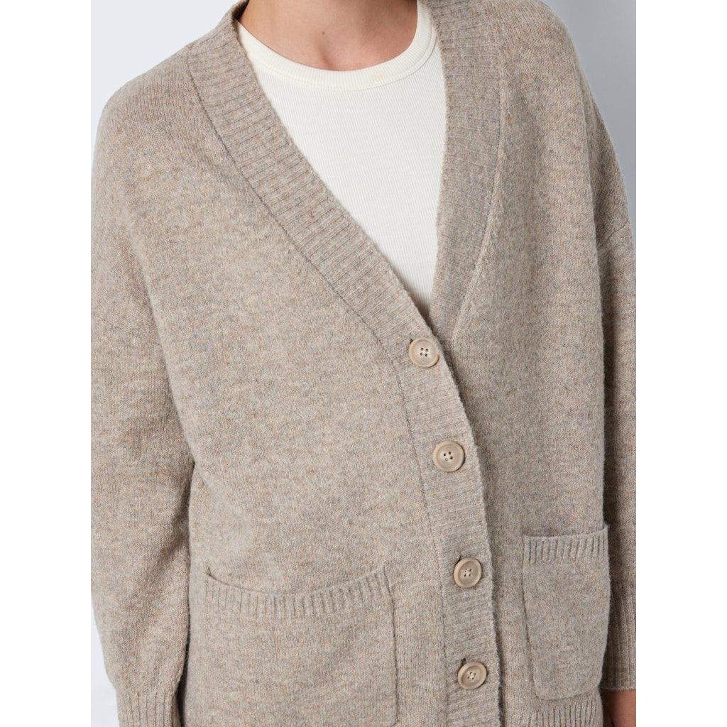 NOISY MAY Kardiganas moterims, Kūno, NMFRIVA L/S V-NECK K 6