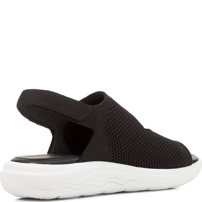 GEOX Basutės moterims, Juoda, Spherica ec5 sandals 4
