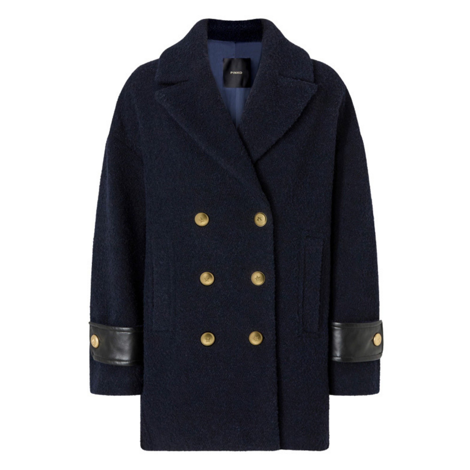 PINKO Paltas moterims, Mėlyna, Canederli coat 1