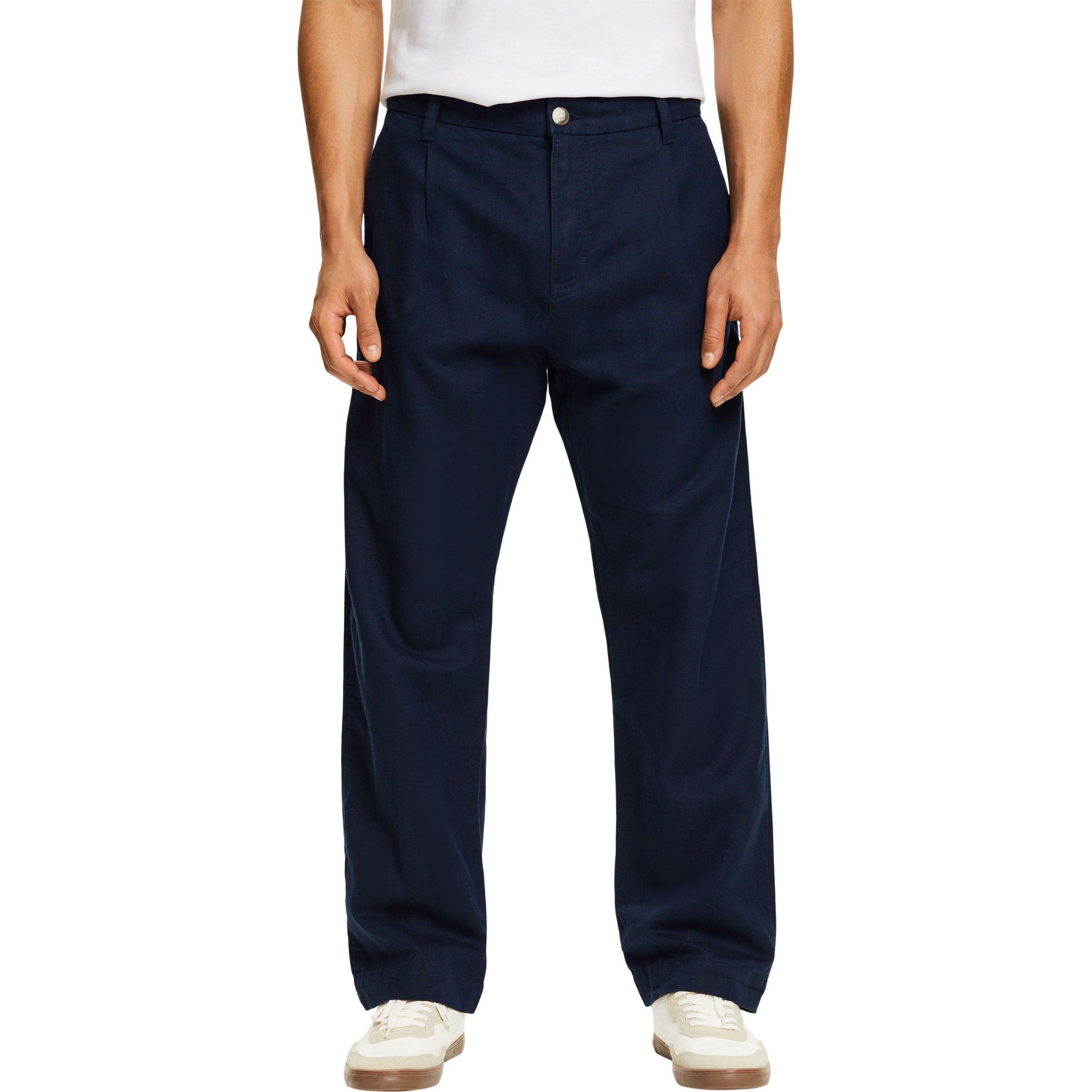 ESPRIT Kelnės vyrams, Mėlyna, F Straight Pants 2