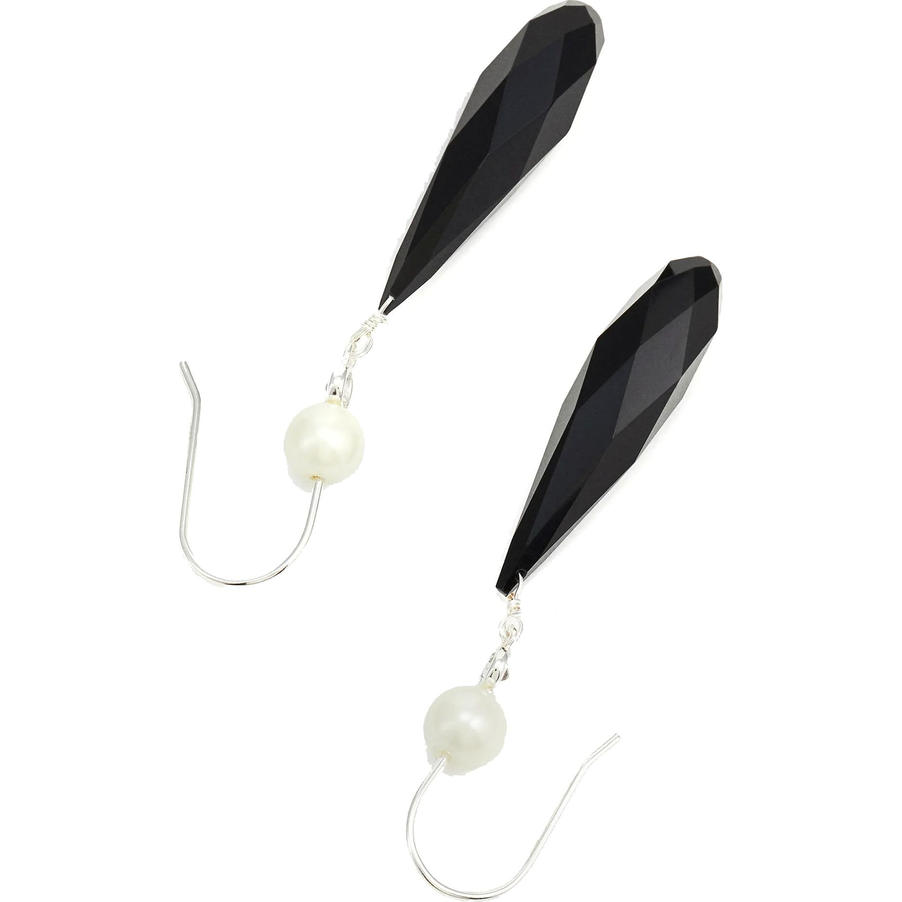 RALPH LAUREN Auskarai moterims, Pilka, Pe pearl stone drop 2