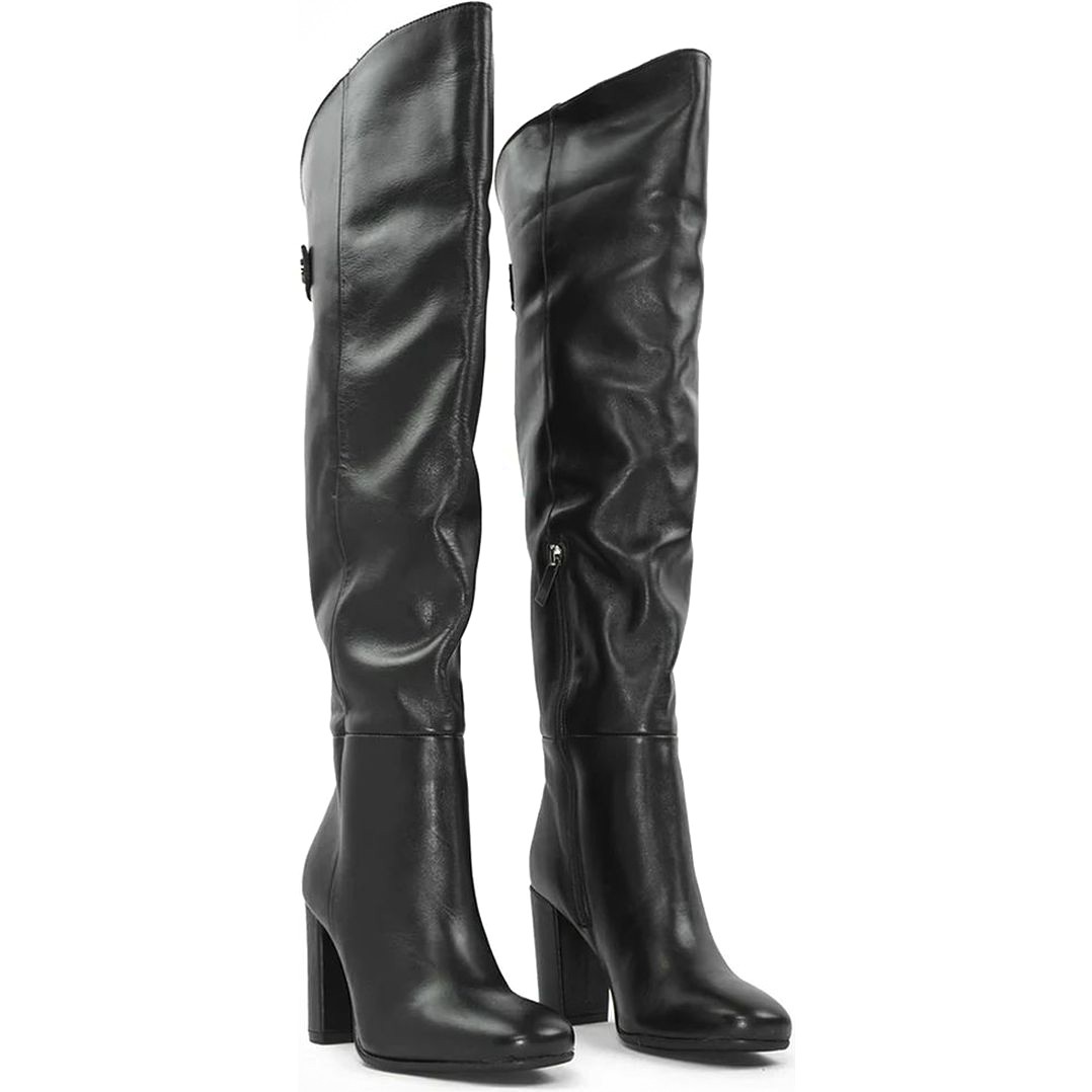 CARMENS Auliniai moterims, Juoda, Michelle high boots 1