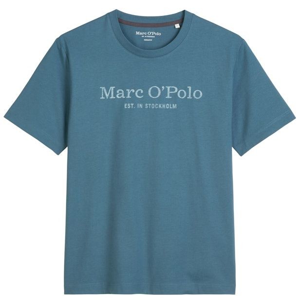 MARC O'POLO Marškinėliai trump. rankovėmis vyrams, Mėlyna, Tshirts sh 523201251052