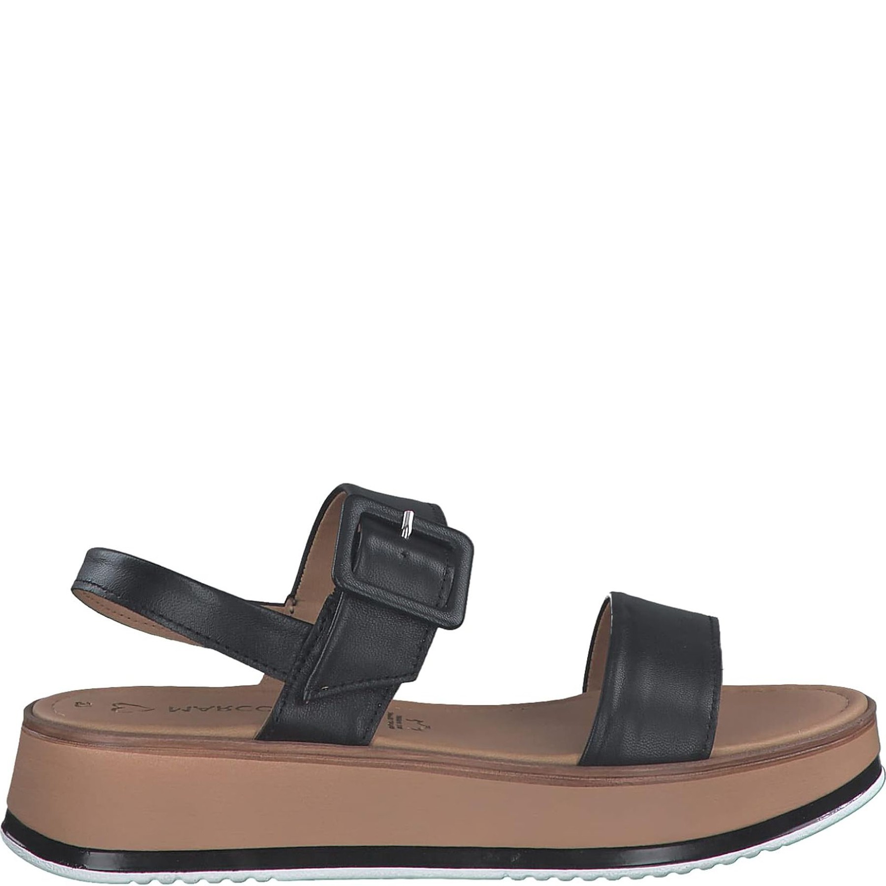 MARCO TOZZI Basutės moterims, Juoda, SANDALS 2