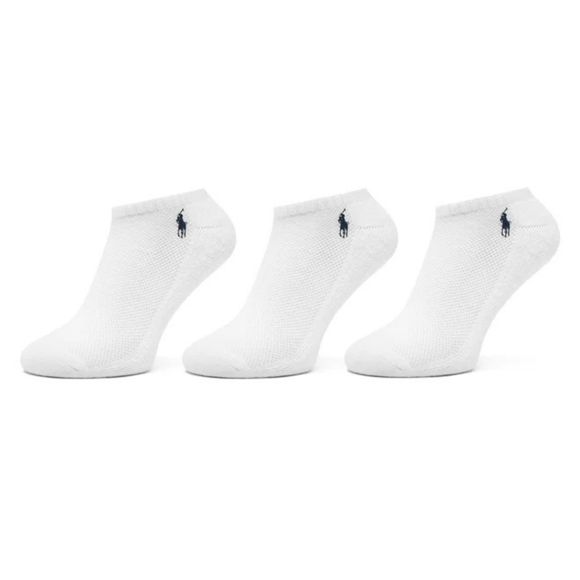 POLO RALPH LAUREN UW Kojinės moterims, Balta, Sport low ct no show 3 pack 1