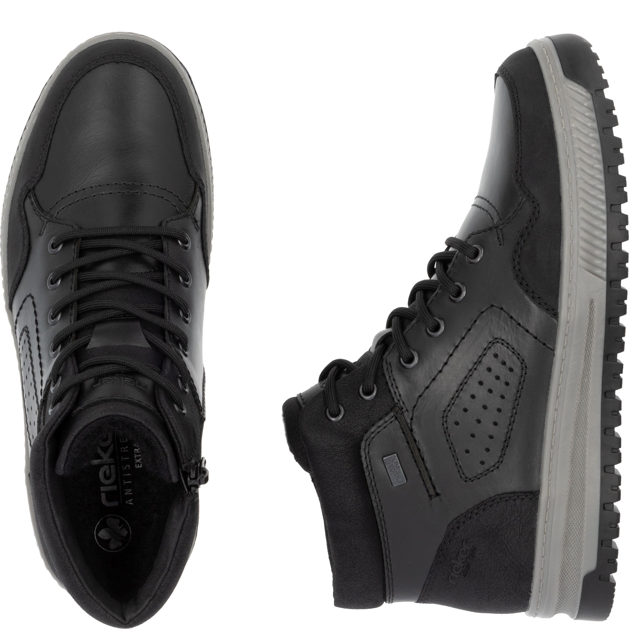 RIEKER Aulinukai vyrams, Juoda, Men's boots 11