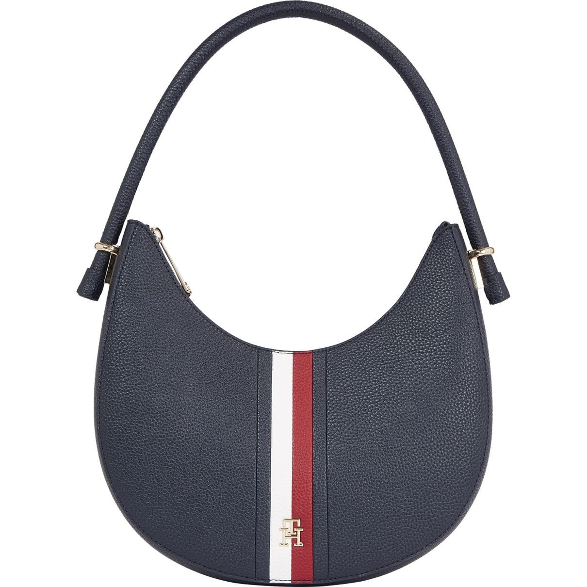TOMMY HILFIGER Rankinė per petį moterims, Mėlyna, Emblem shoulder bag corp 1