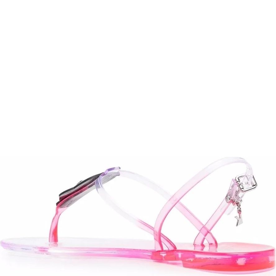 KARL LAGERFELD Basutės moterims, Rožinė, Jelly gradient sandals 3