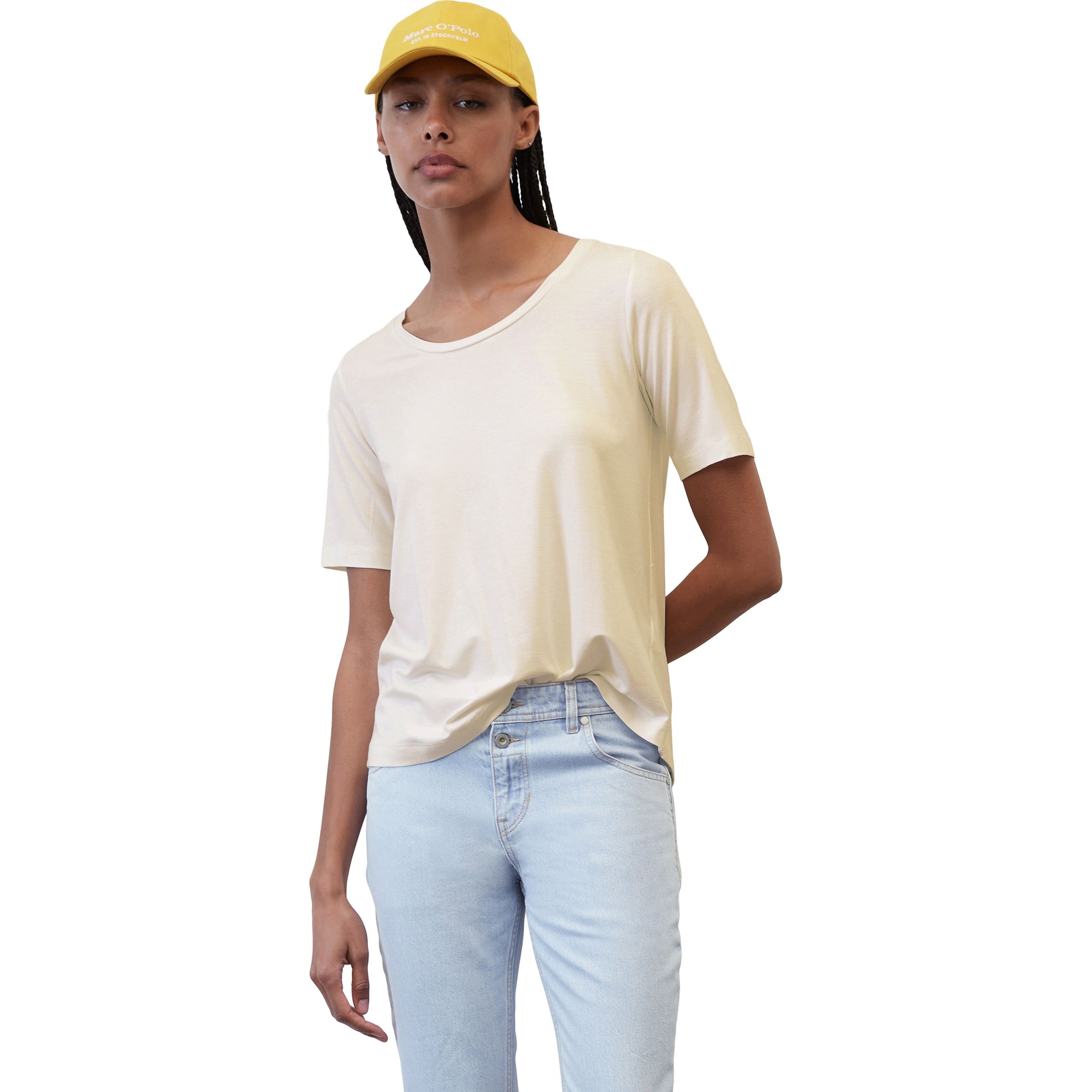 MARC O'POLO Marškinėliai moterims, Balta 2