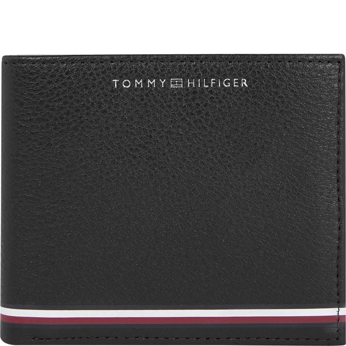 TOMMY HILFIGER Piniginė vyrams, Juoda, Central extra cc/coin wallets 1