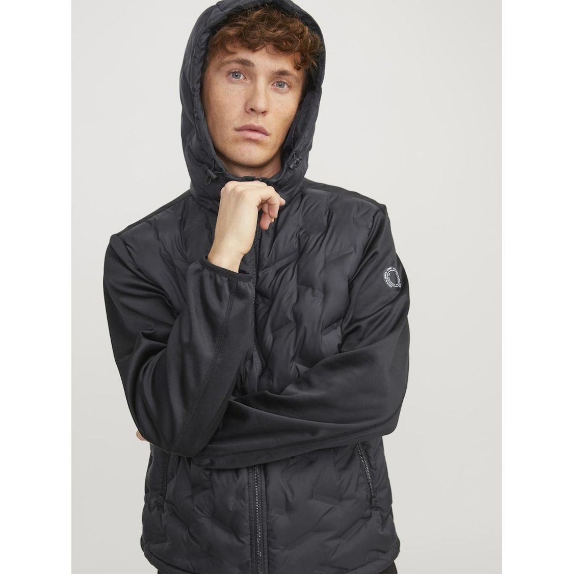 JACK & JONES Striukė vyrams, Juoda, Jcoheat jackets 6