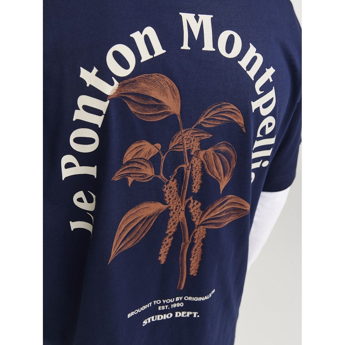 JACK & JONES Marškinėliai vyrams, Mėlyna, Paros easter sketch tee 8