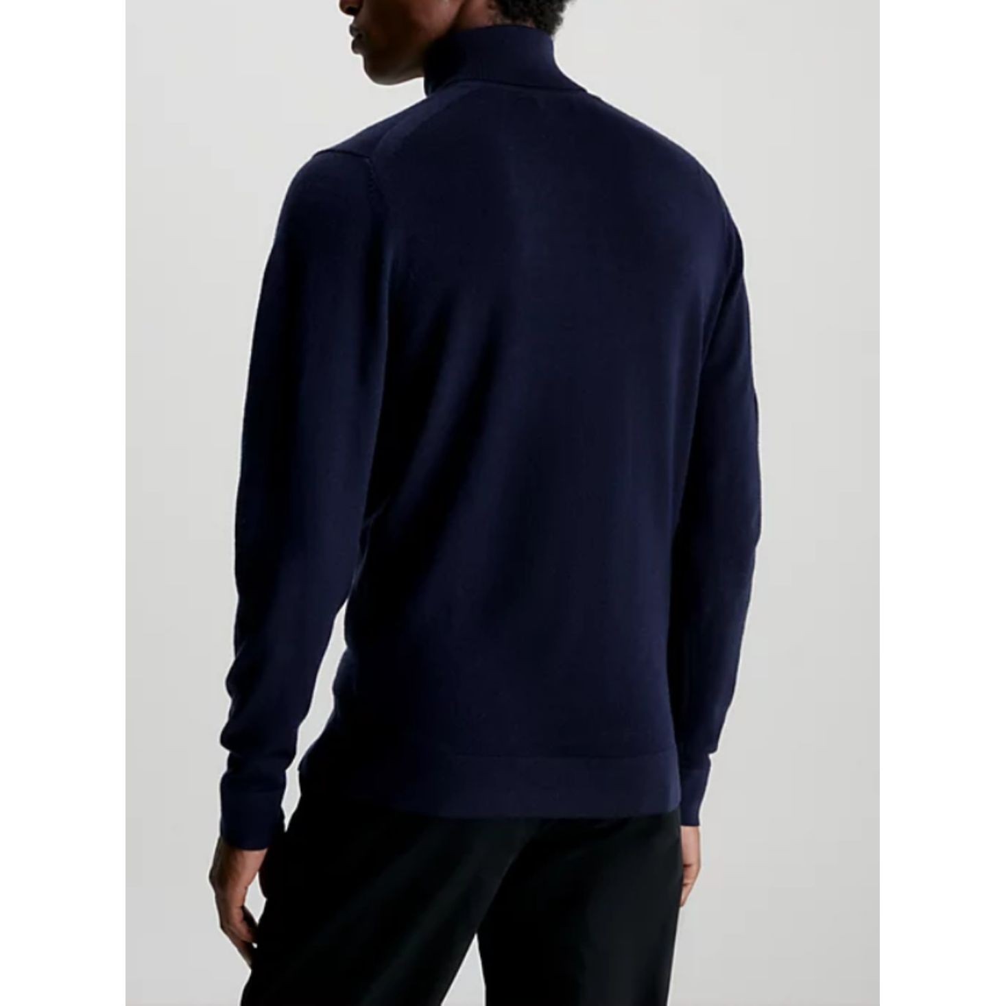 CALVIN KLEIN Megztinis vyrams, Mėlyna, Merino turtle neck 3