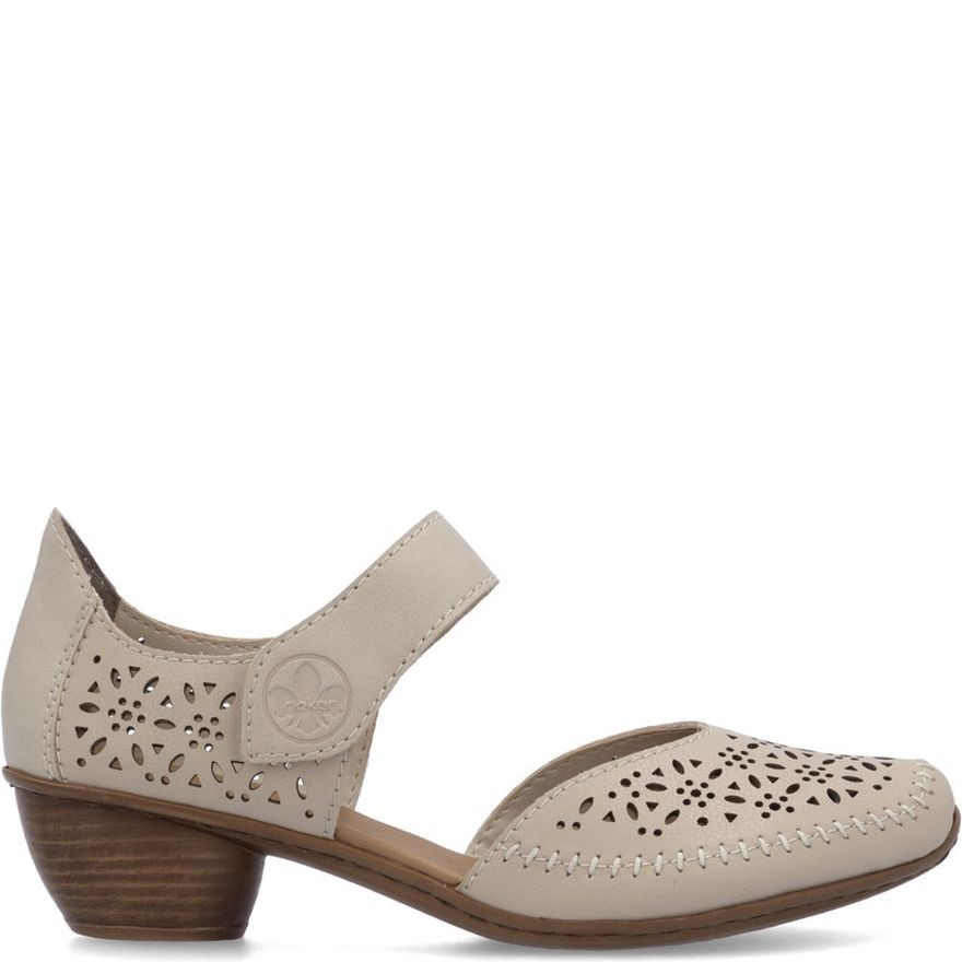 RIEKER Balerinos moterims, Smėlio, Ballerinas 2