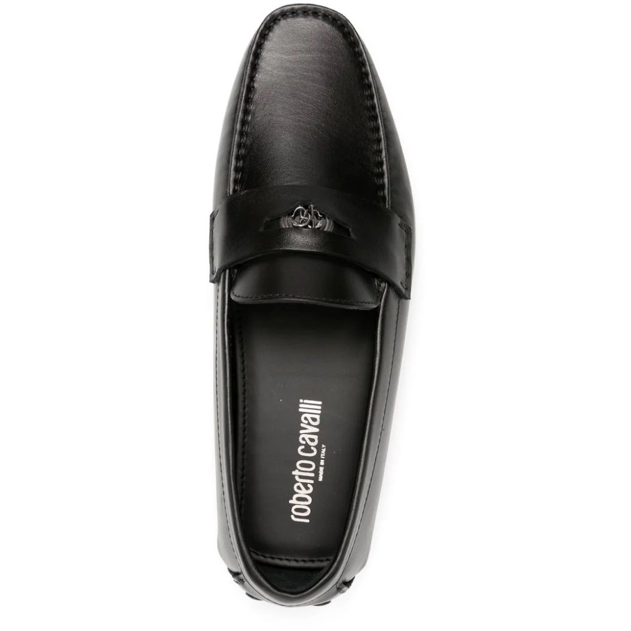 ROBERTO CAVALLI Mokasinai vyrams, Juoda, Moccasins 4