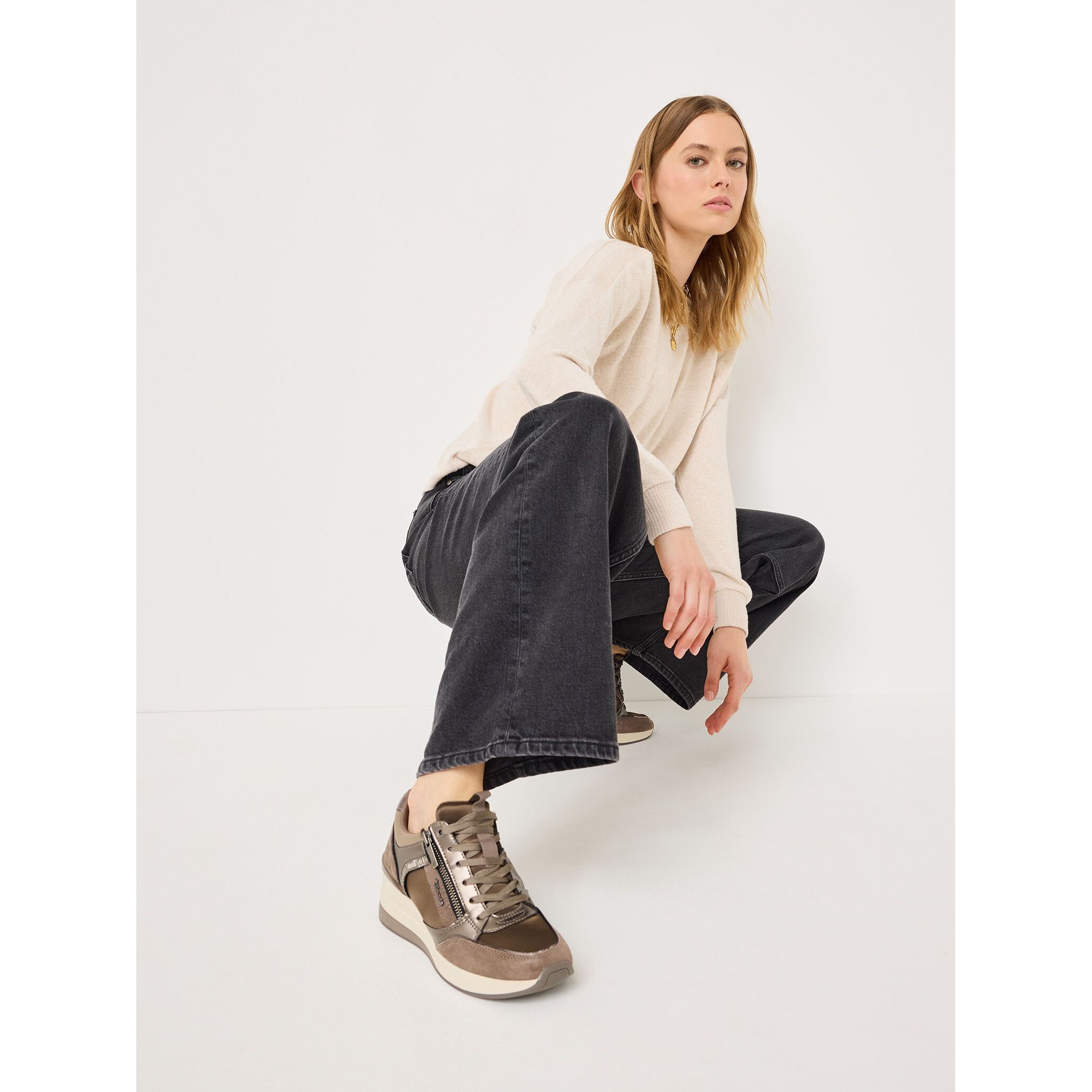 TAMARIS Laisvalaikio bateliai moterims, Smėlio, Sneaker low 5