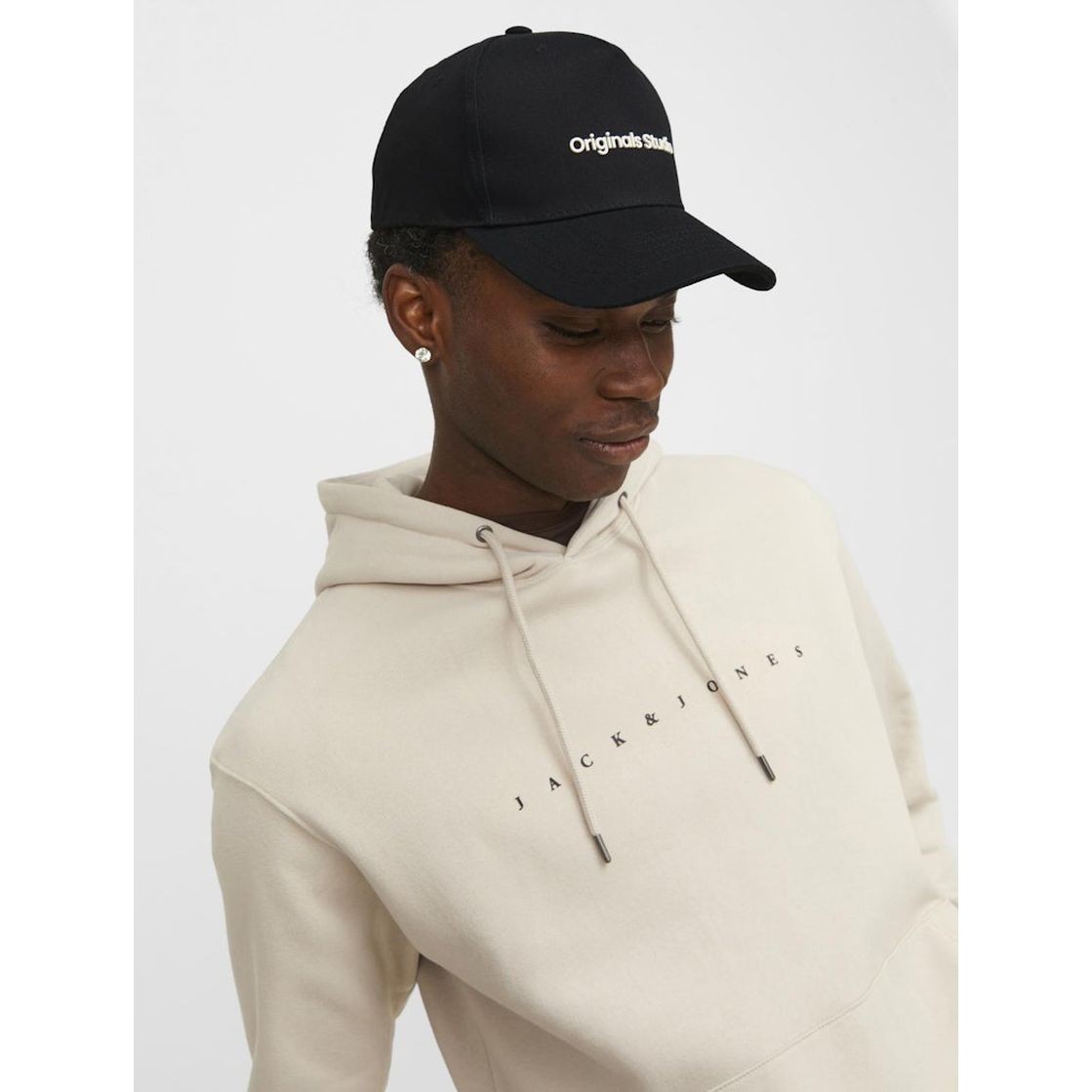 JACK & JONES Kepurė vyrams, Juoda, Jacvesterbro cap 5