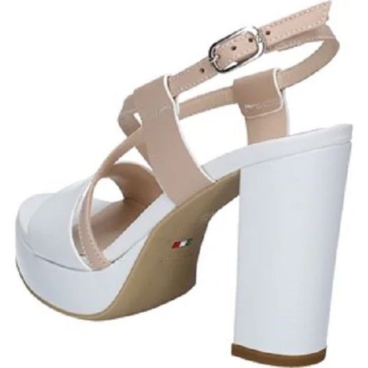 NEROGIARDINI Basutės moterims, Balta, Loira sandals 2