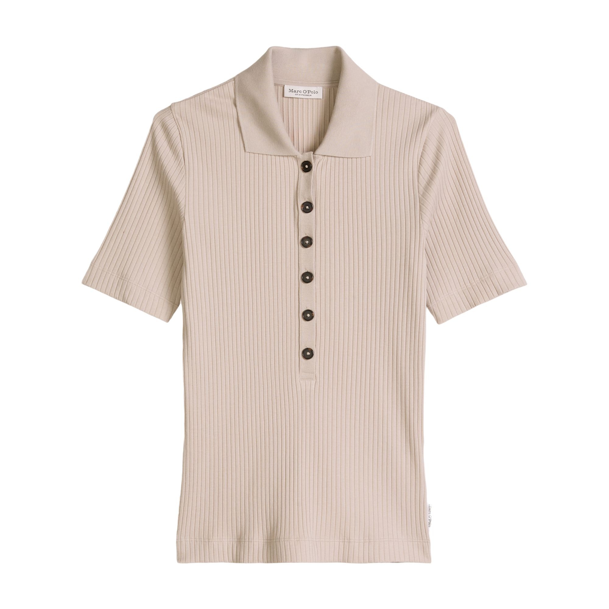 MARC O'POLO Polo marškiniai trumpos rank. moterims, Smėlio, 5000013268 Polo short