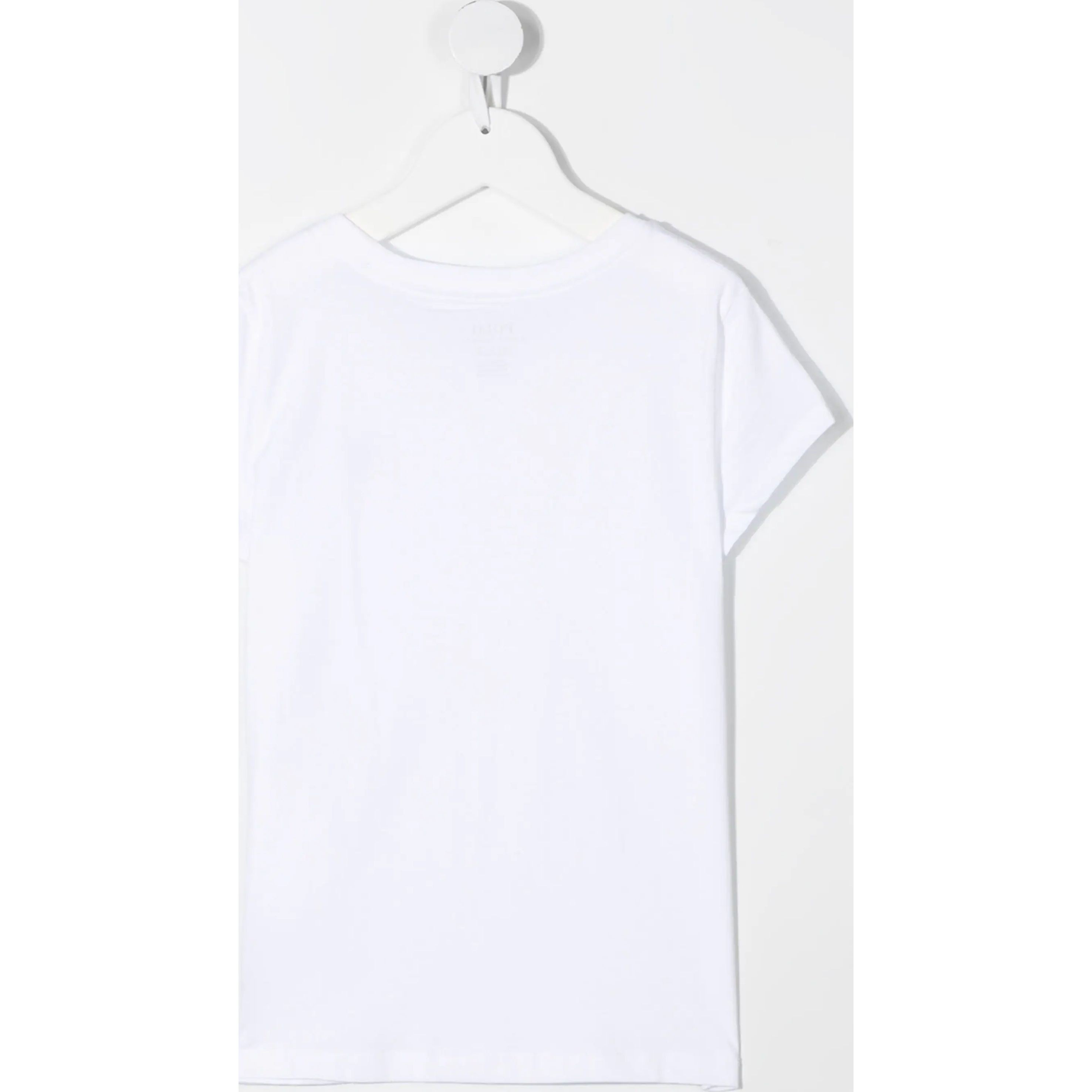 RALPH LAUREN KIDS Marškinėliai trump. rankovėmis mergaitėms, Balta, Jersey t-shirt 2