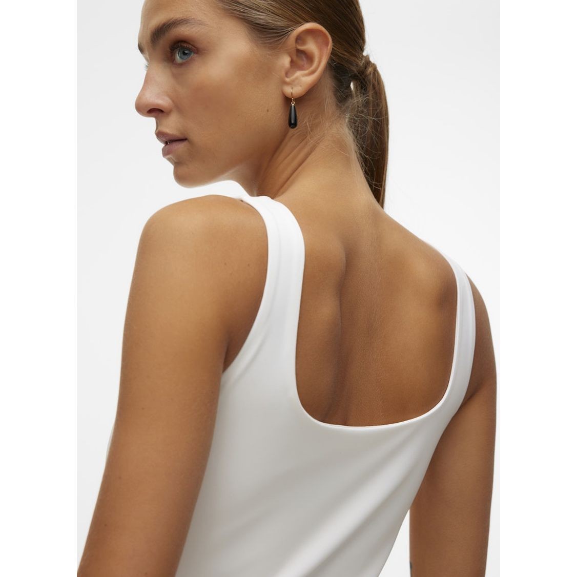 VERO MODA Palaidinės moterims, Balta, VMMILLION SL SQUARE 5