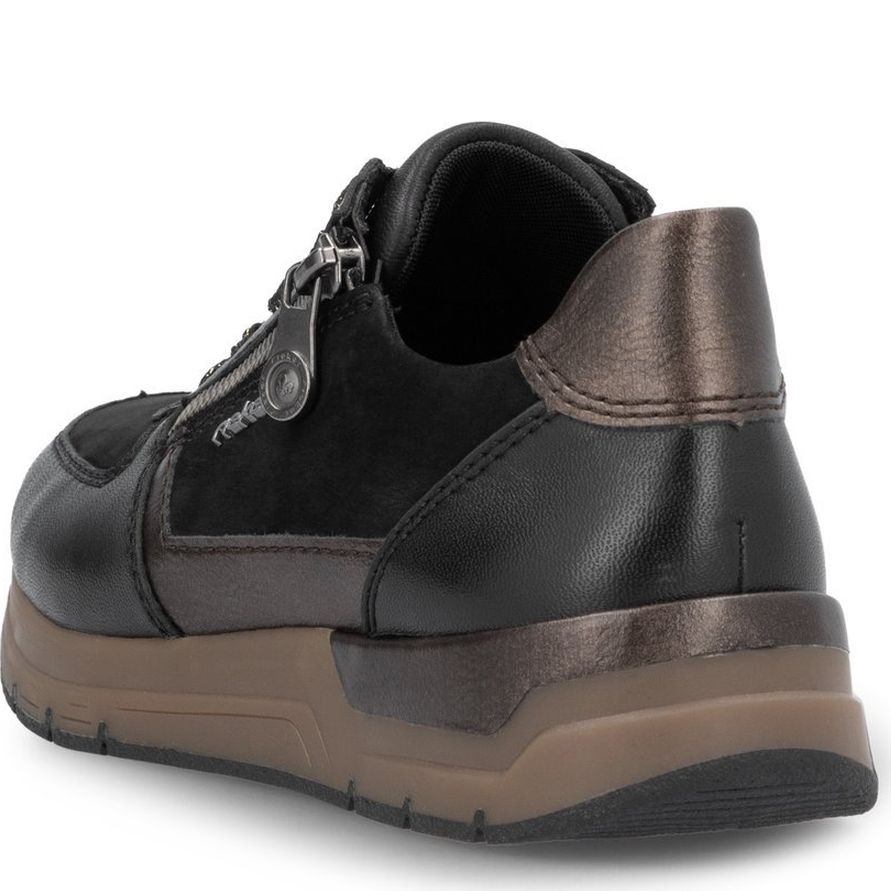 RIEKER Laisvalaikio bateliai moterims, Juoda, Ladies shoes 4