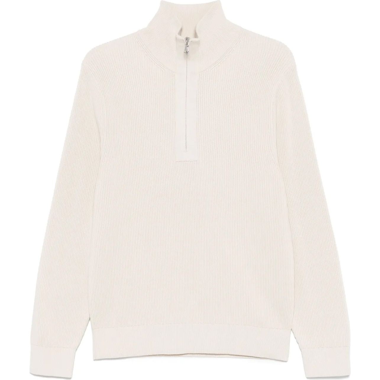 J.LINDEBERG Megztinis vyrams, Smėlio, Alex half zip knitted sweater