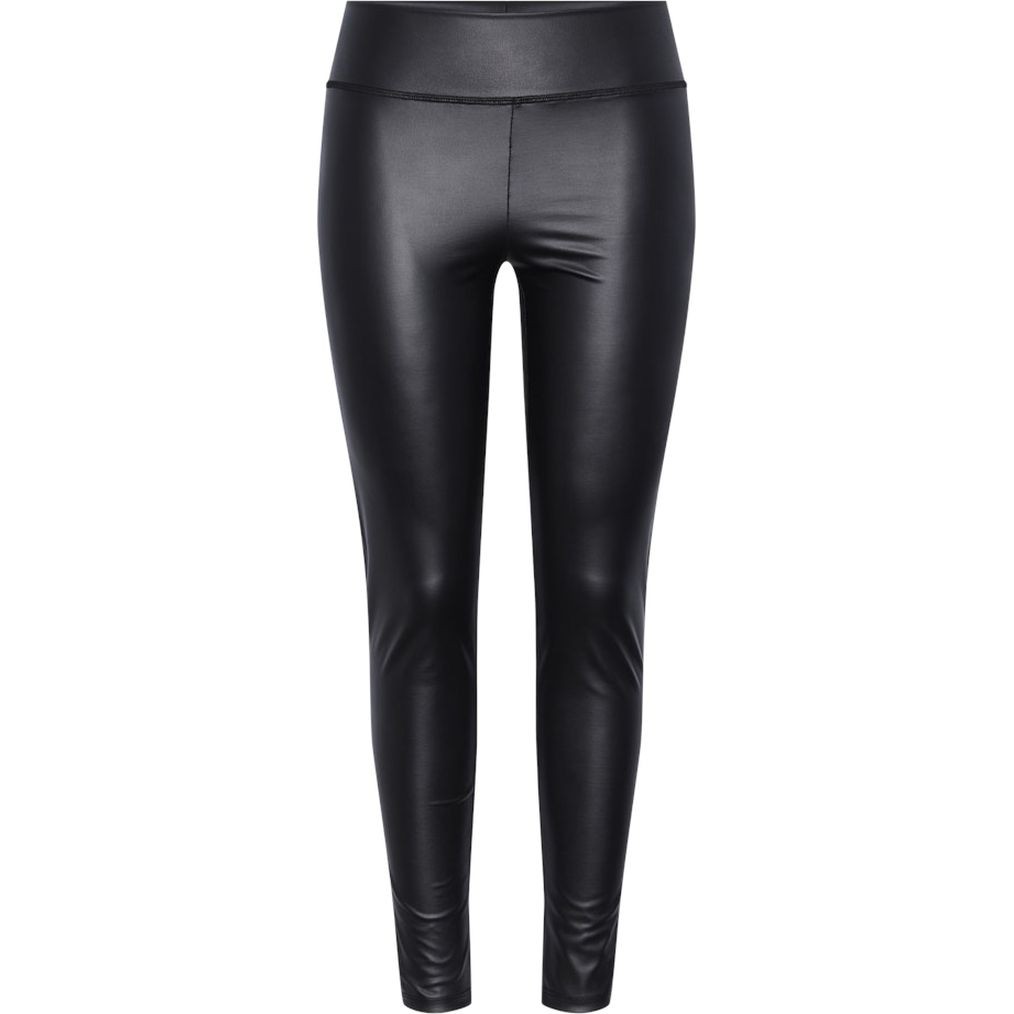 PIECES Kelnės moterims, Juoda, PCAMINDA HW LEGGINGS 1