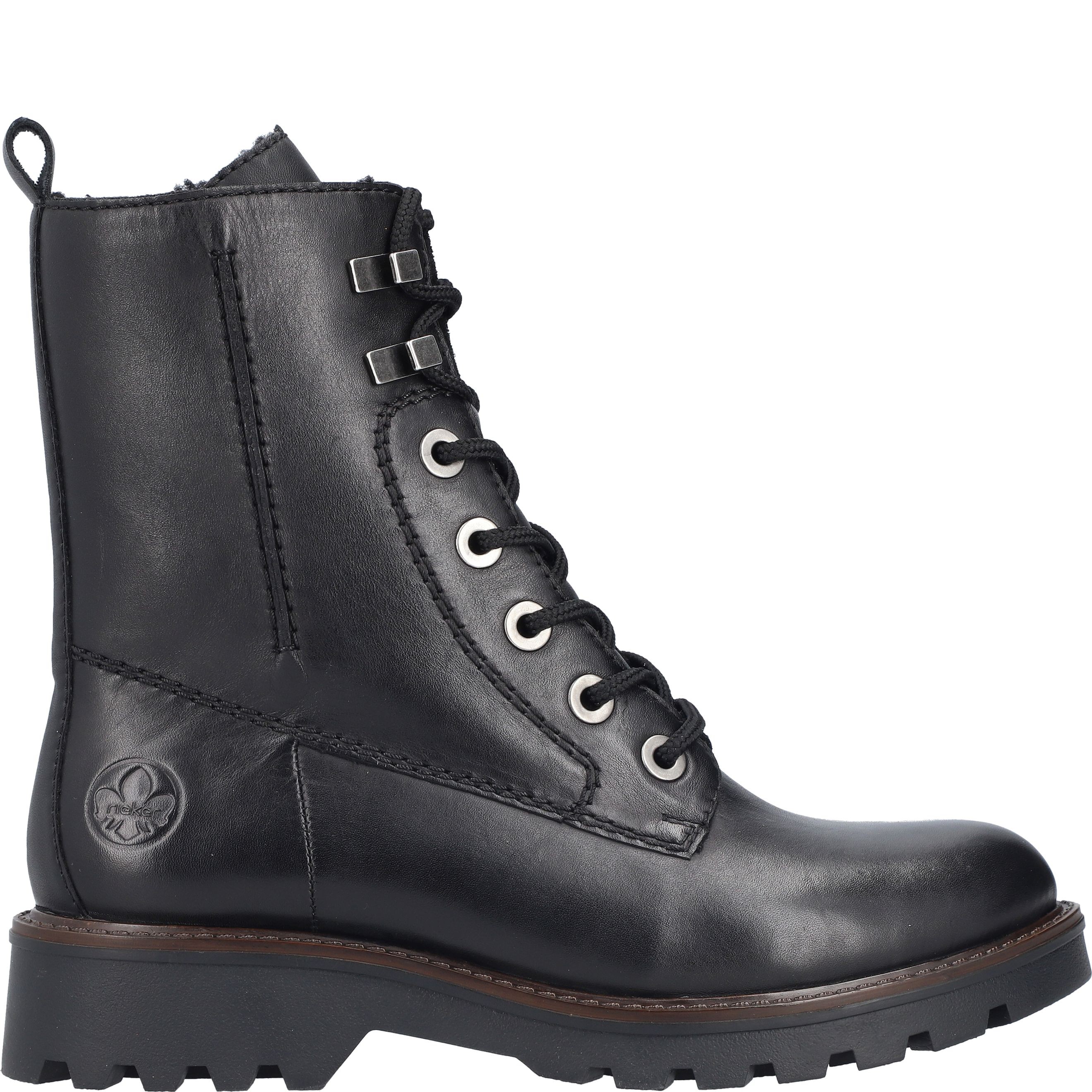 RIEKER Aulinukai moterims, Juoda, Ladies mid height boots 2