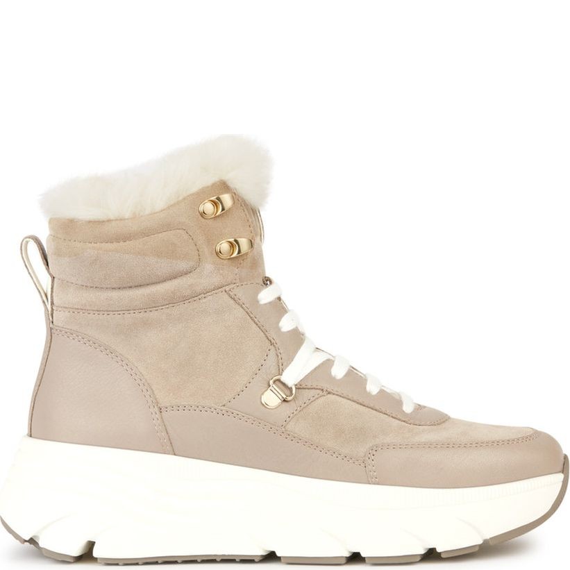 GEOX Aulinukai moterims, Smėlio, Diamanta booties 2