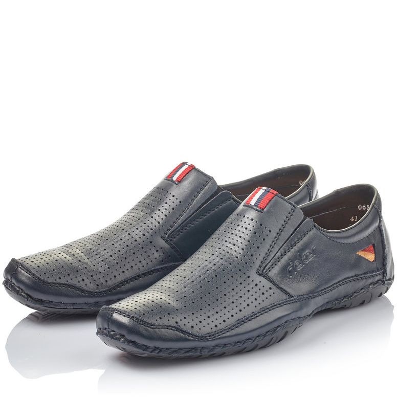 RIEKER Klasikiniai batai vyrams, Mėlyna, FORMAL 5