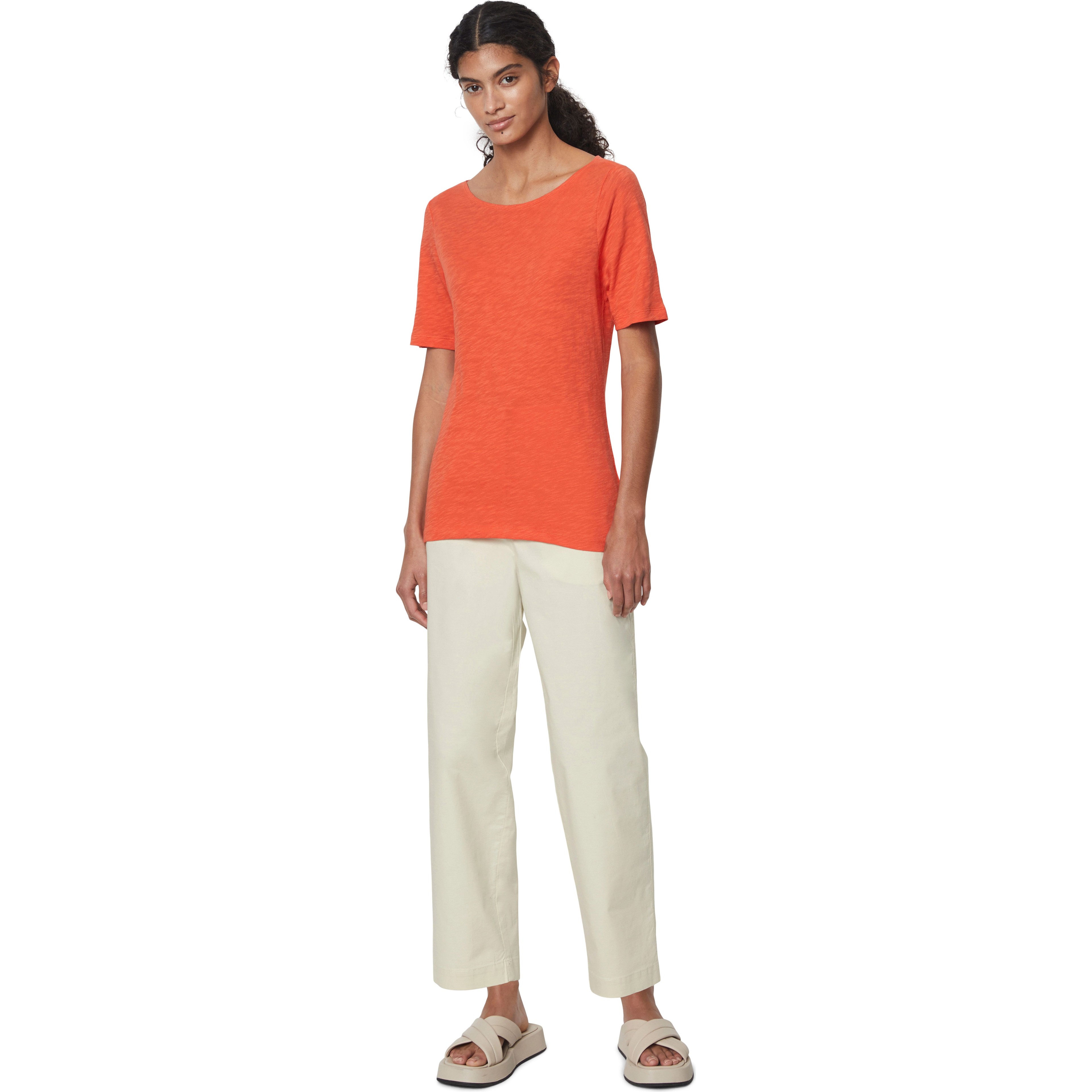 MARC O'POLO Marškinėliai moterims, Oranžinė 2