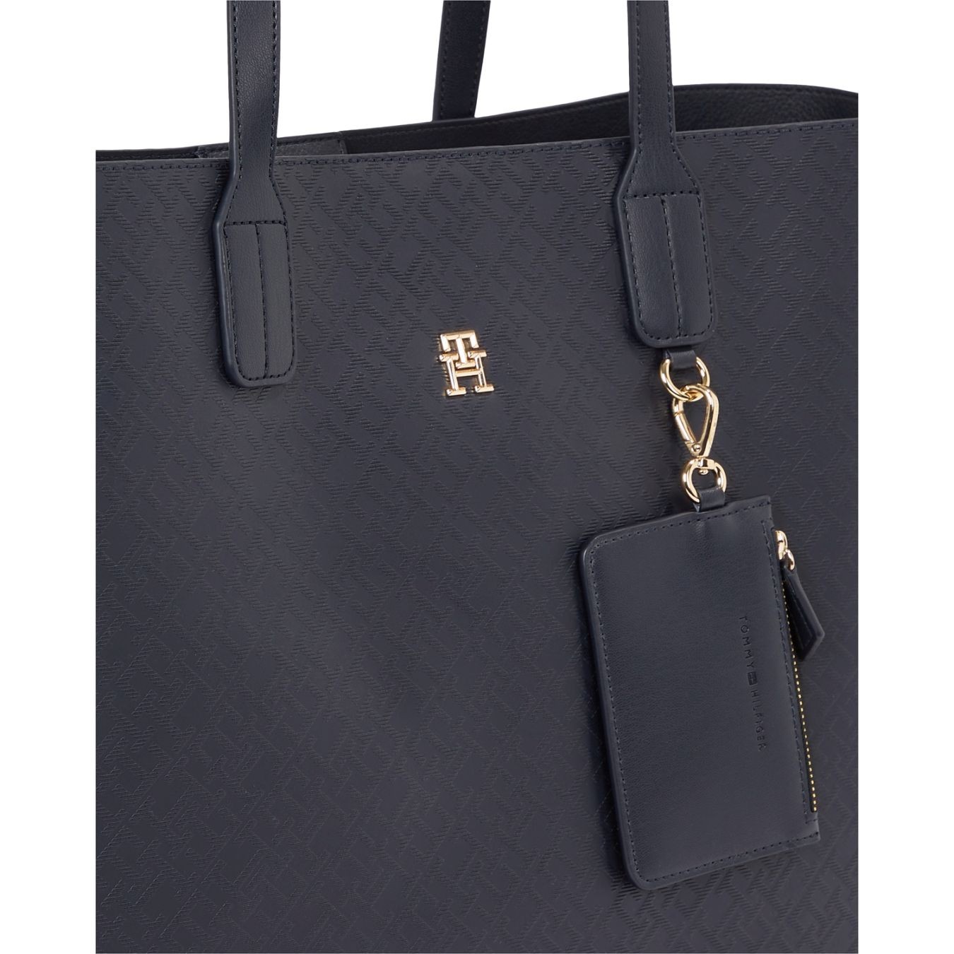 TOMMY HILFIGER Pirkinių krepšys moterims, Mėlyna, Distinct tote 4