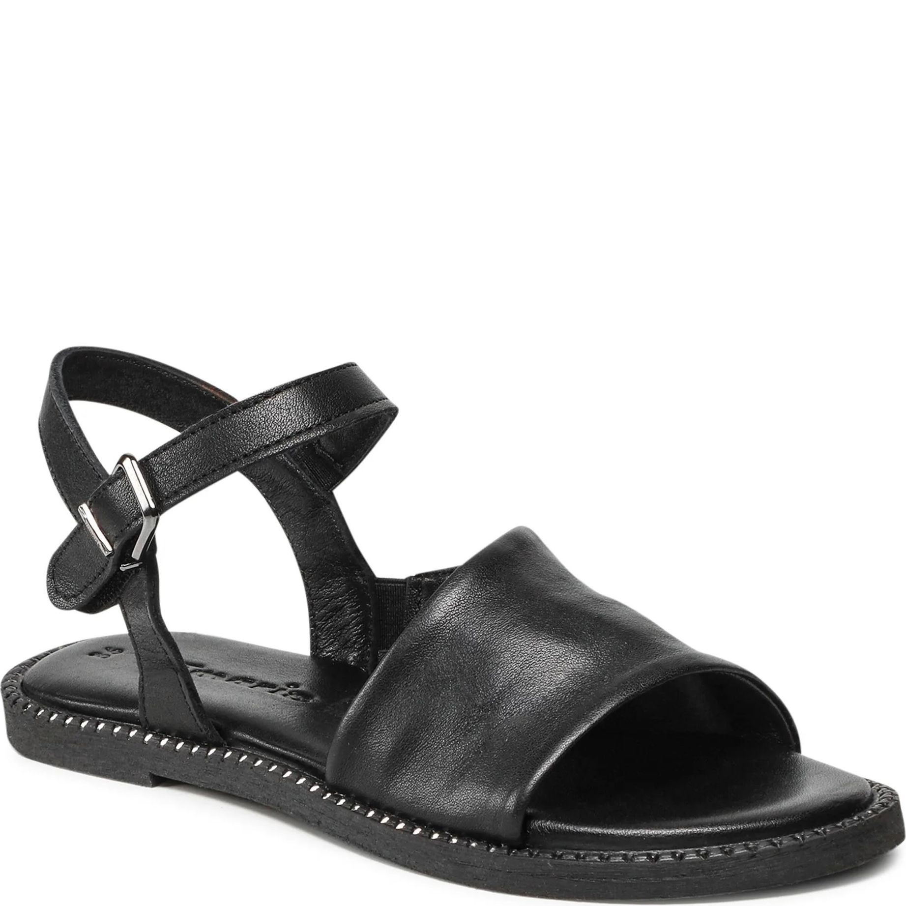 TAMARIS Basutės moterims, Juoda, SANDALS 1