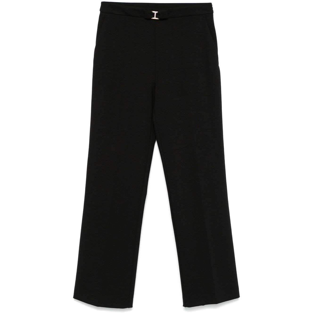 TWINSET Kelnės moterims, Juoda, Milano pants