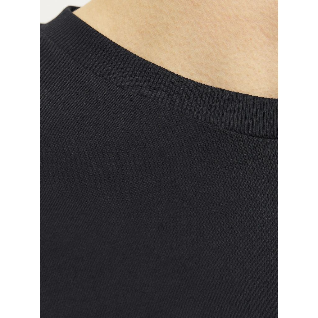 JACK & JONES Marškinėliai vyrams, Juoda, Hak kai tee 5