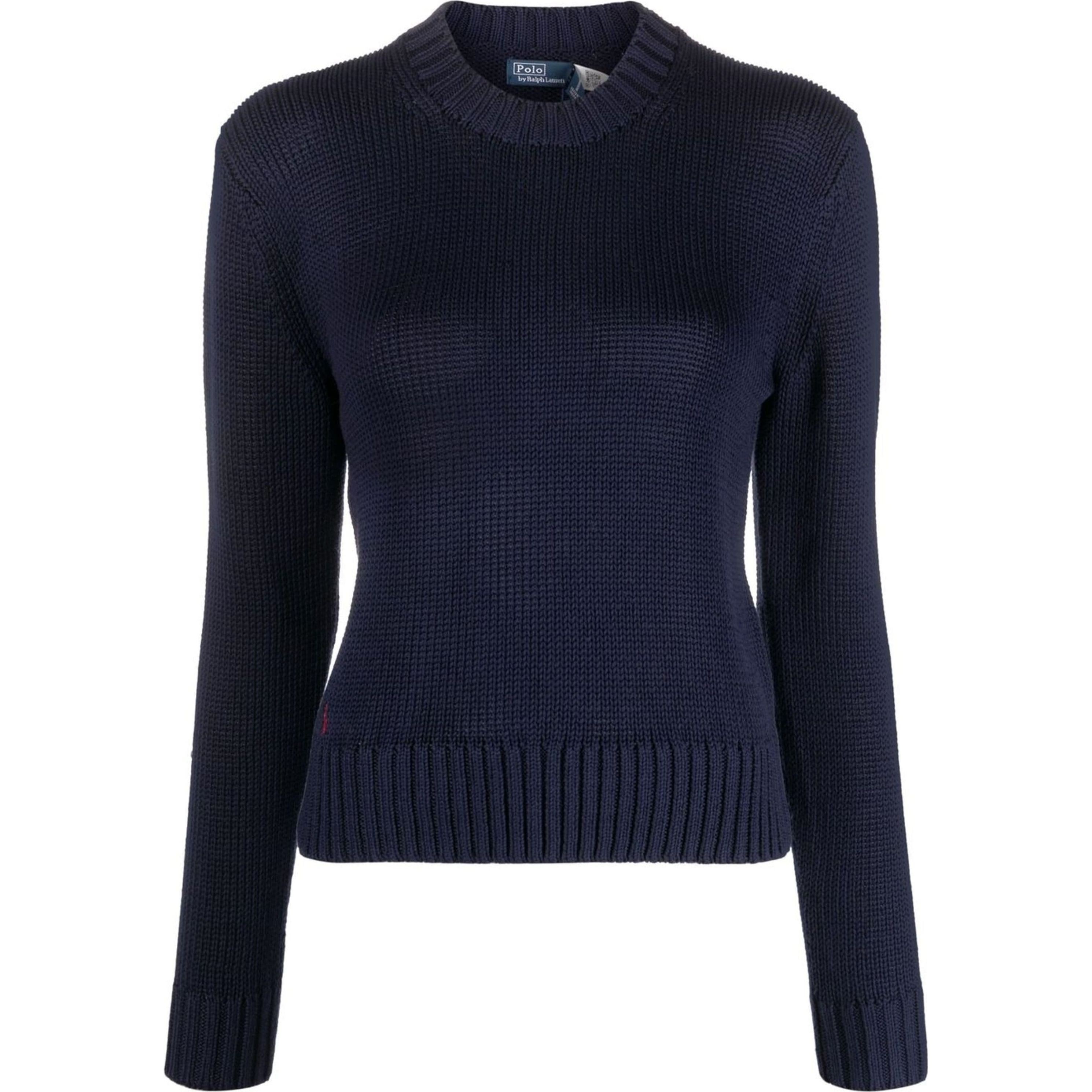 POLO RALPH LAUREN Megztinis moterims, Mėlyna, Long sleeve pullover