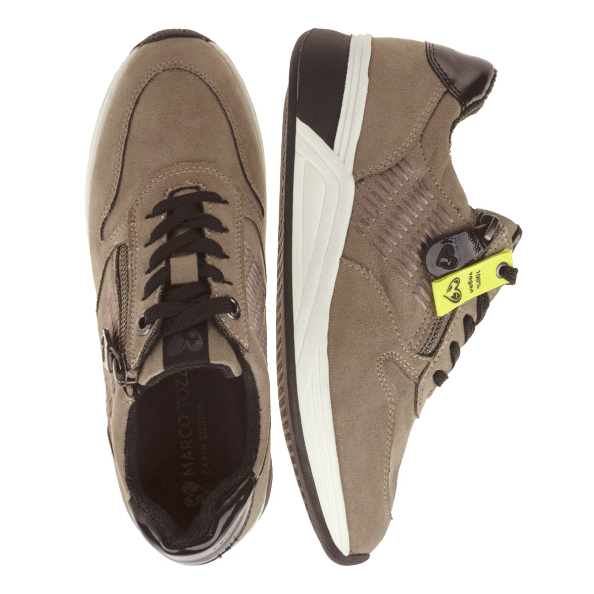 MARCO TOZZI Laisvalaikio bateliai moterims, Pilka, LEISURE POP 3