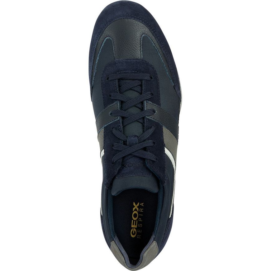 GEOX Laisvalaikio bateliai vyrams, Mėlyna, Wells sneakers 5